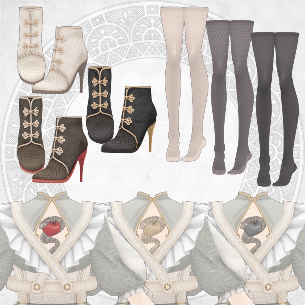 新春巳袋【VRoid向けテクスチャ福袋】