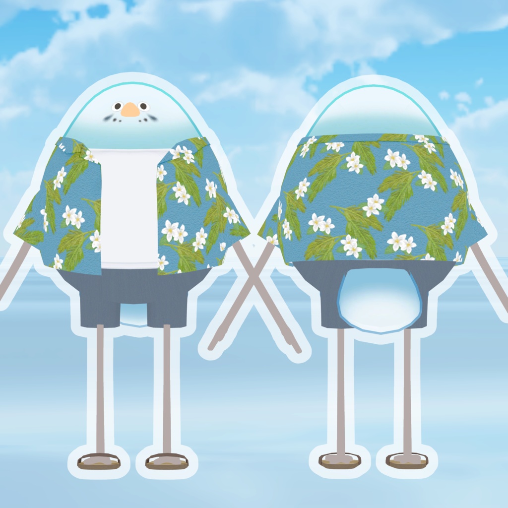 常夏アロハ【Bird/鳥対応】