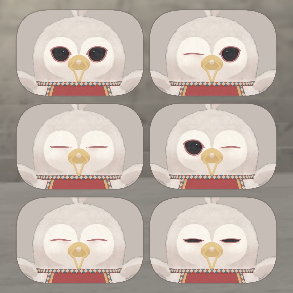 たたりもっけ【VRChat想定3Dアバター】