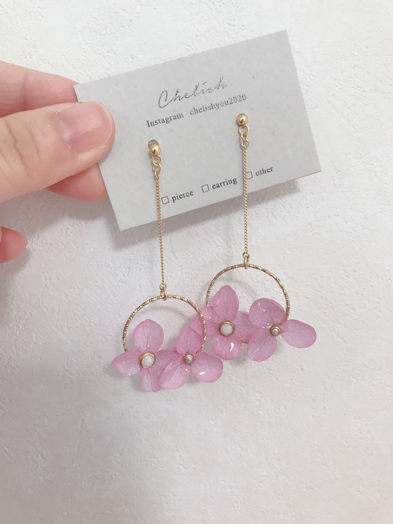 あじさいのアクセサリー