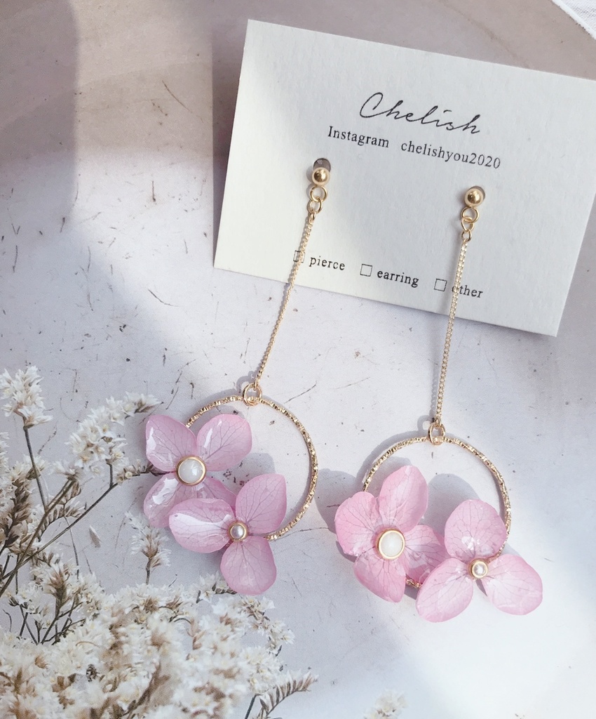 あじさいのアクセサリー