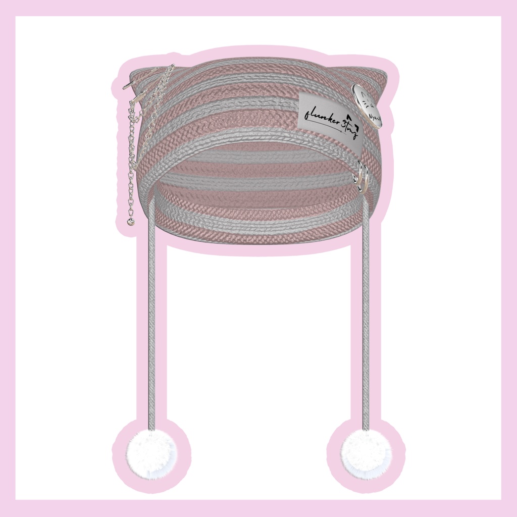 Knit cap (+缶バッチ)