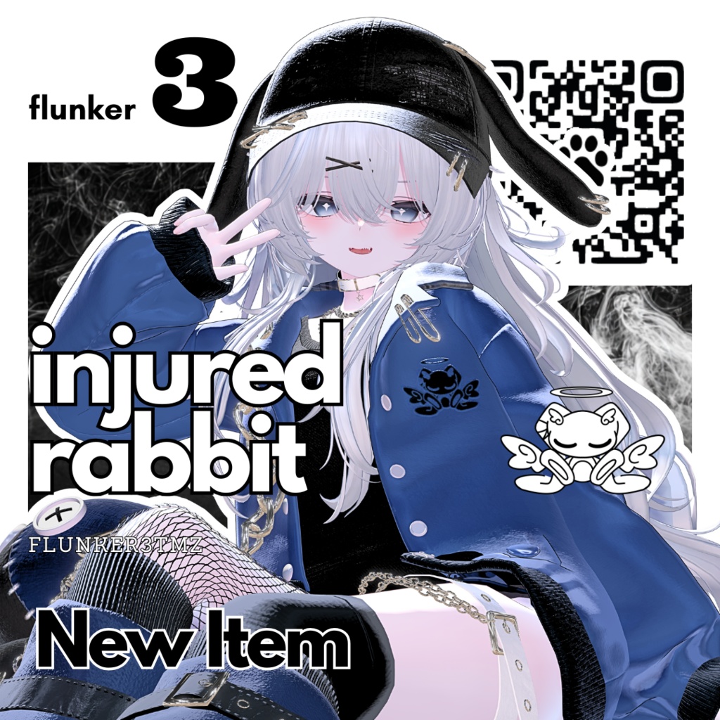【SALE】Injured rabbit【VRChat】