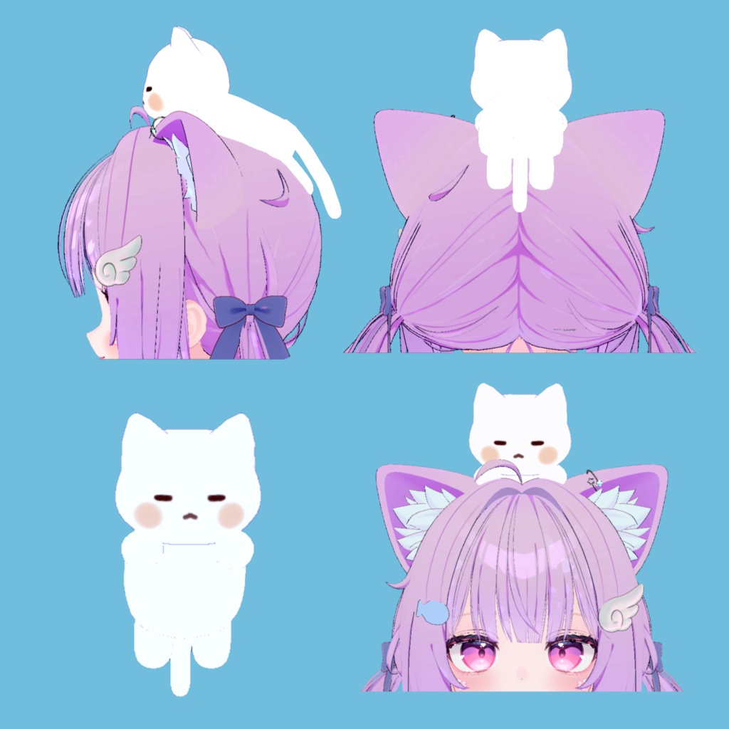 【無料】「必死にしがみつく猫」【VRChat向け】 缩略图 2