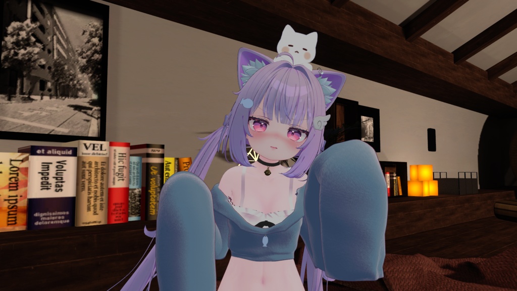 【無料】「必死にしがみつく猫」【VRChat向け】 缩略图 9