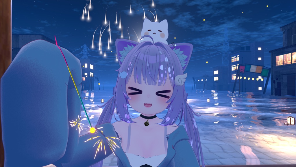 【無料】「必死にしがみつく猫」【VRChat向け】 缩略图 3