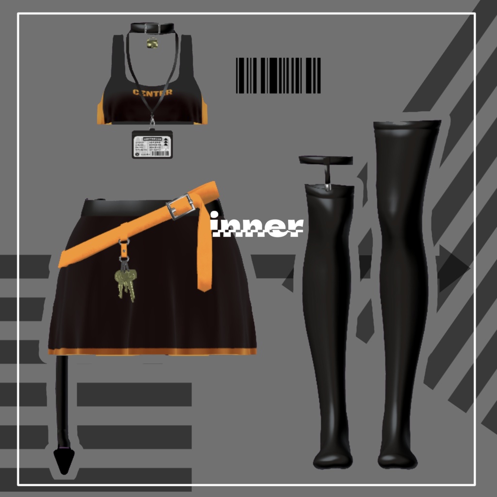 【無料】《3アバター対応》CENTER 005【MA対応】