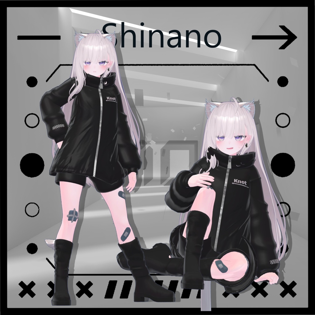 《19アバター対応》Knot『MA対応』【VRC向け衣装】