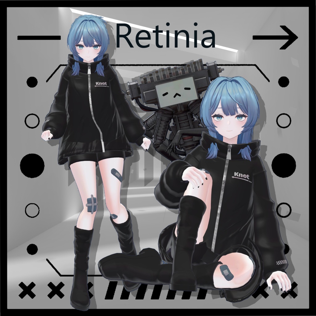 《19アバター対応》Knot『MA対応』【VRC向け衣装】