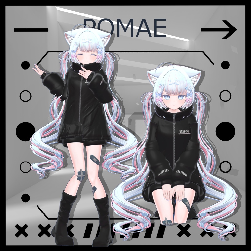 《19アバター対応》Knot『MA対応』【VRC向け衣装】
