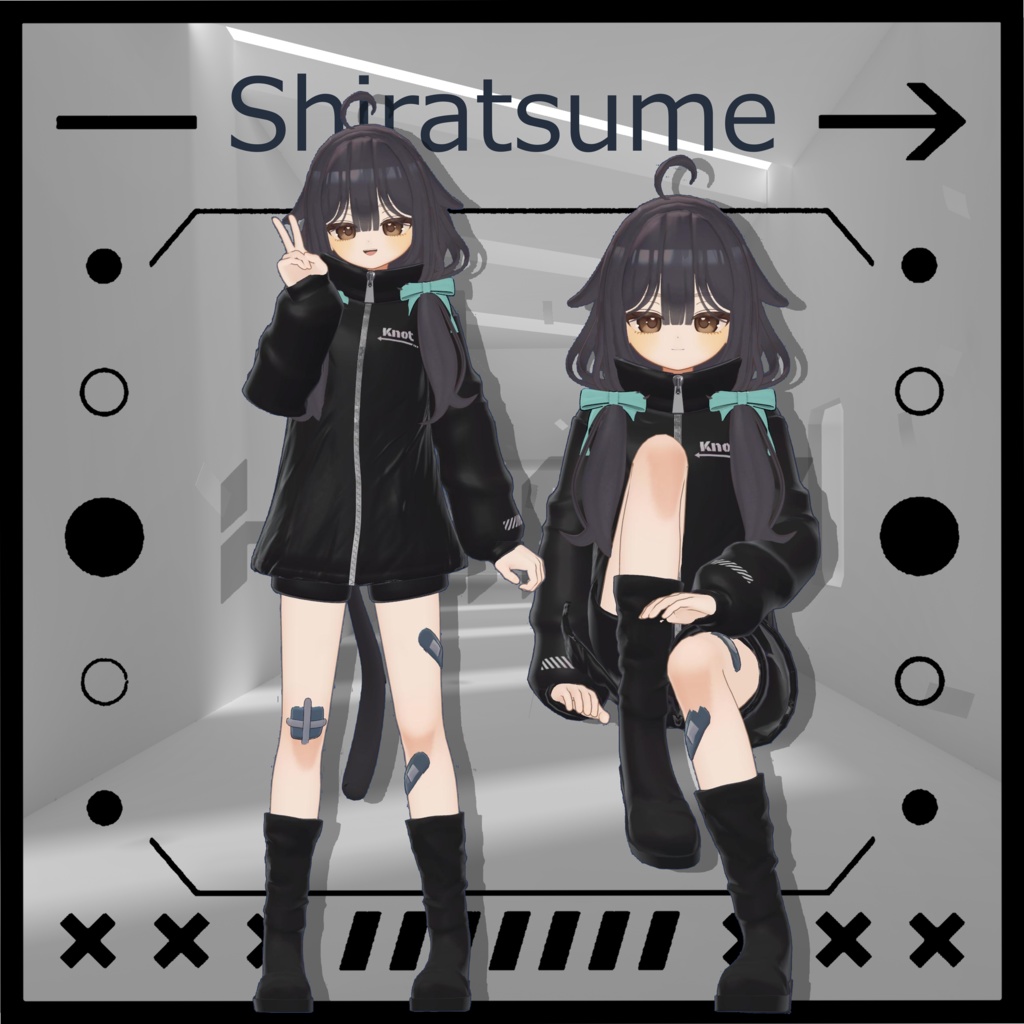 《19アバター対応》Knot『MA対応』【VRC向け衣装】