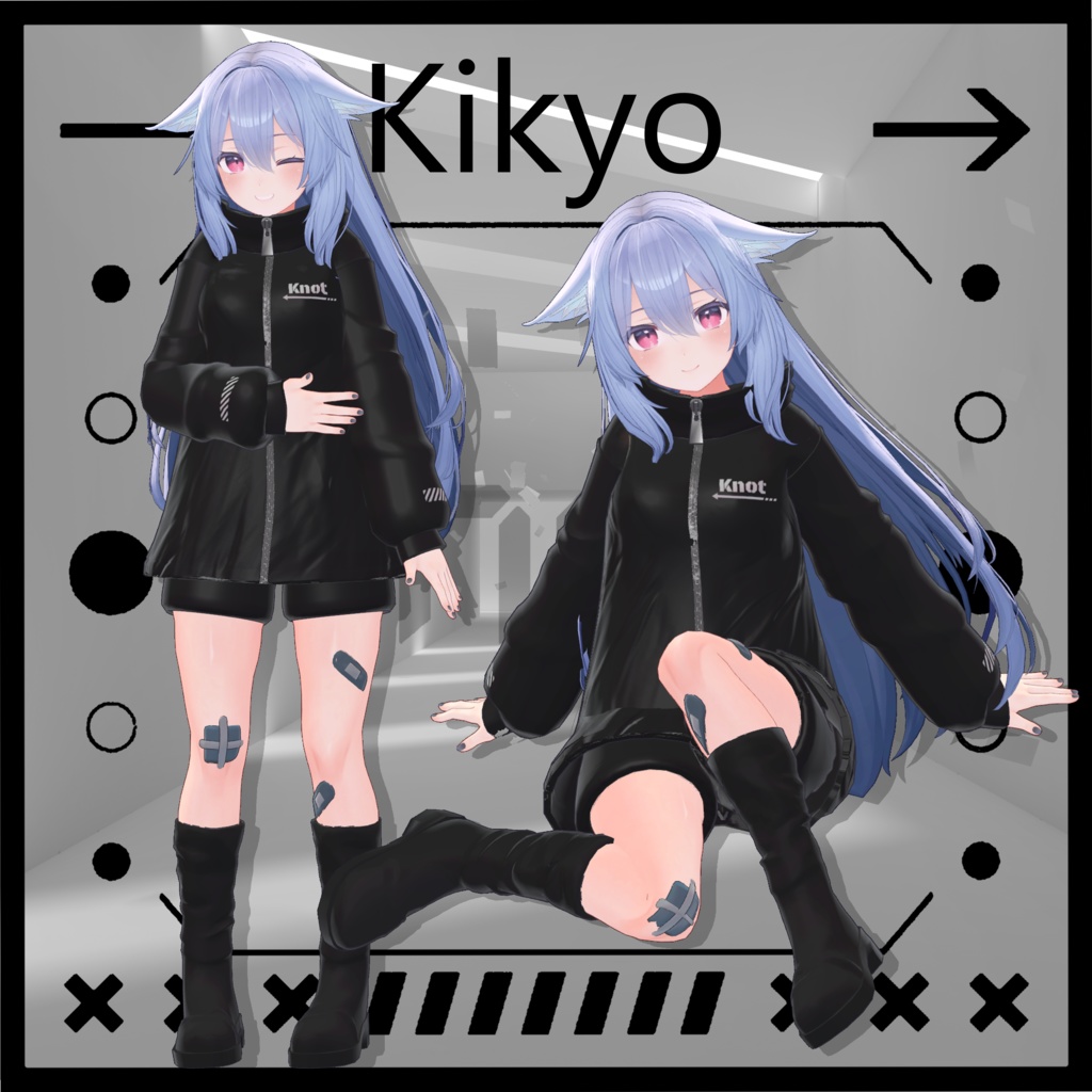 《19アバター対応》Knot『MA対応』【VRC向け衣装】