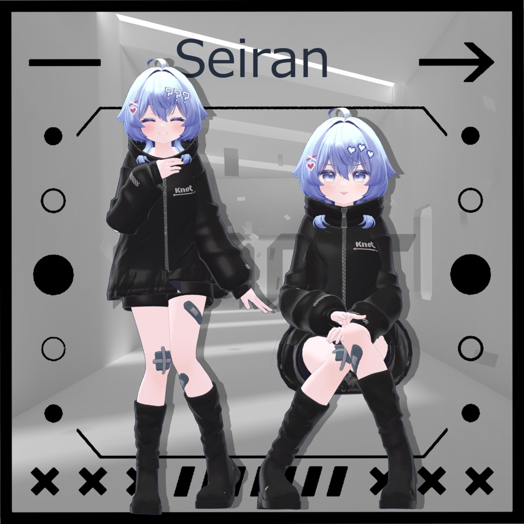 《19アバター対応》Knot『MA対応』【VRC向け衣装】