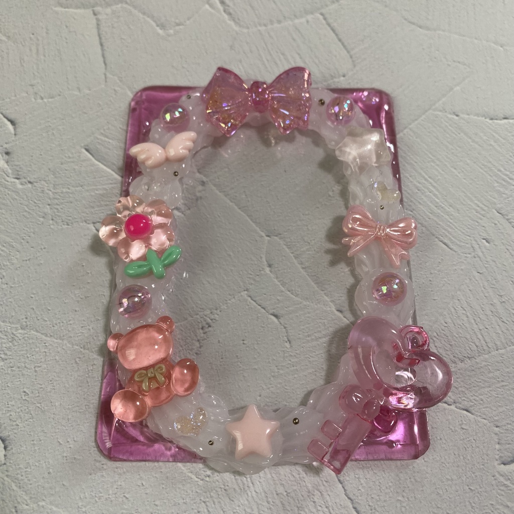 【B8】ホイップデコ トレカケース 硬質ケース ピンク