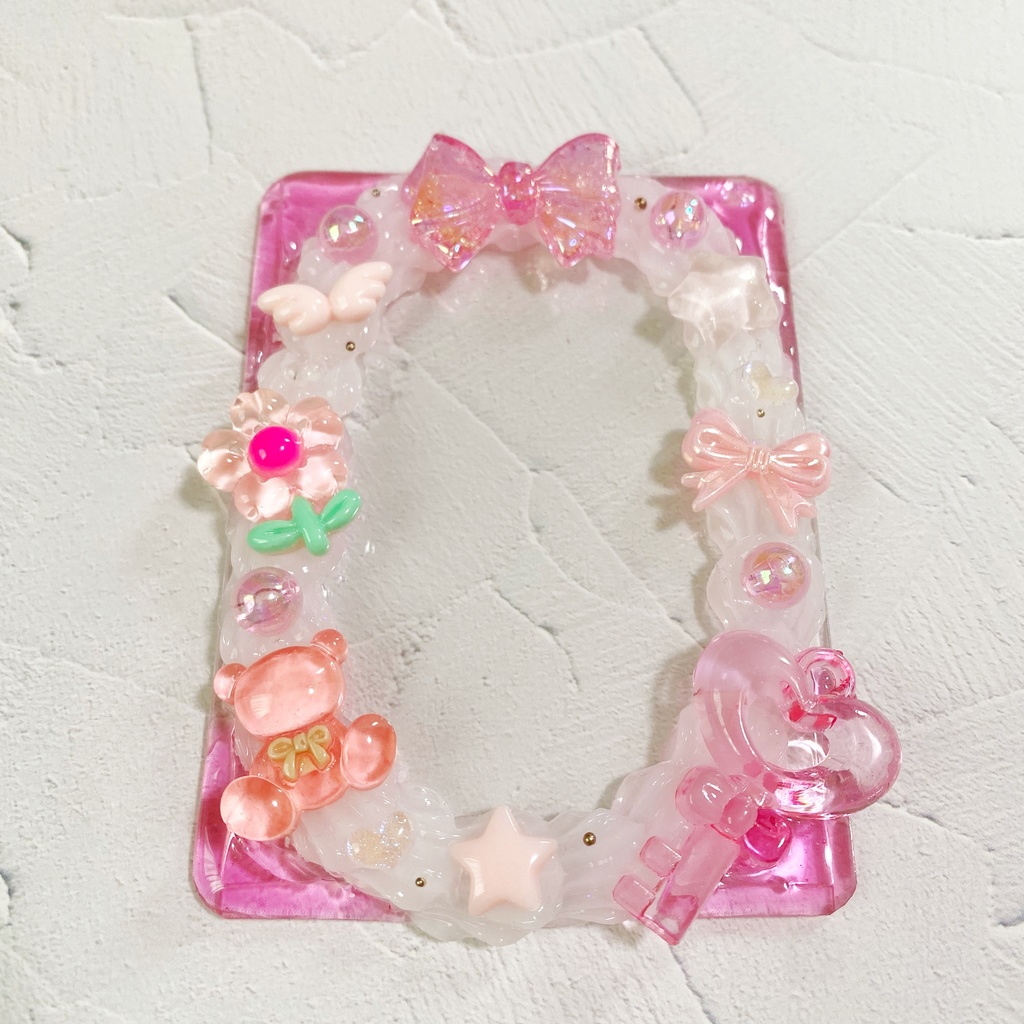 【B8】ホイップデコ トレカケース 硬質ケース ピンク