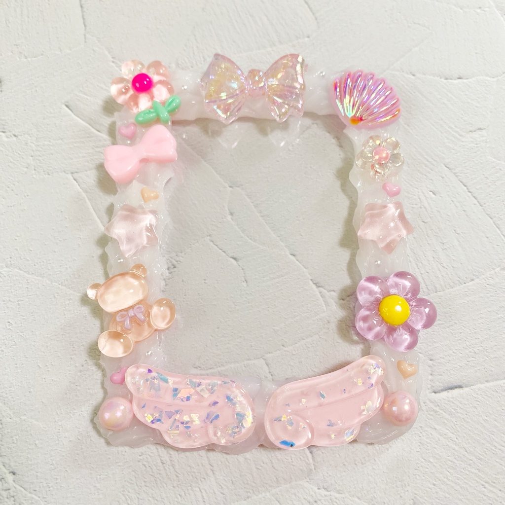 【B8】ホイップデコ 硬質ケース トレカケース ピンク