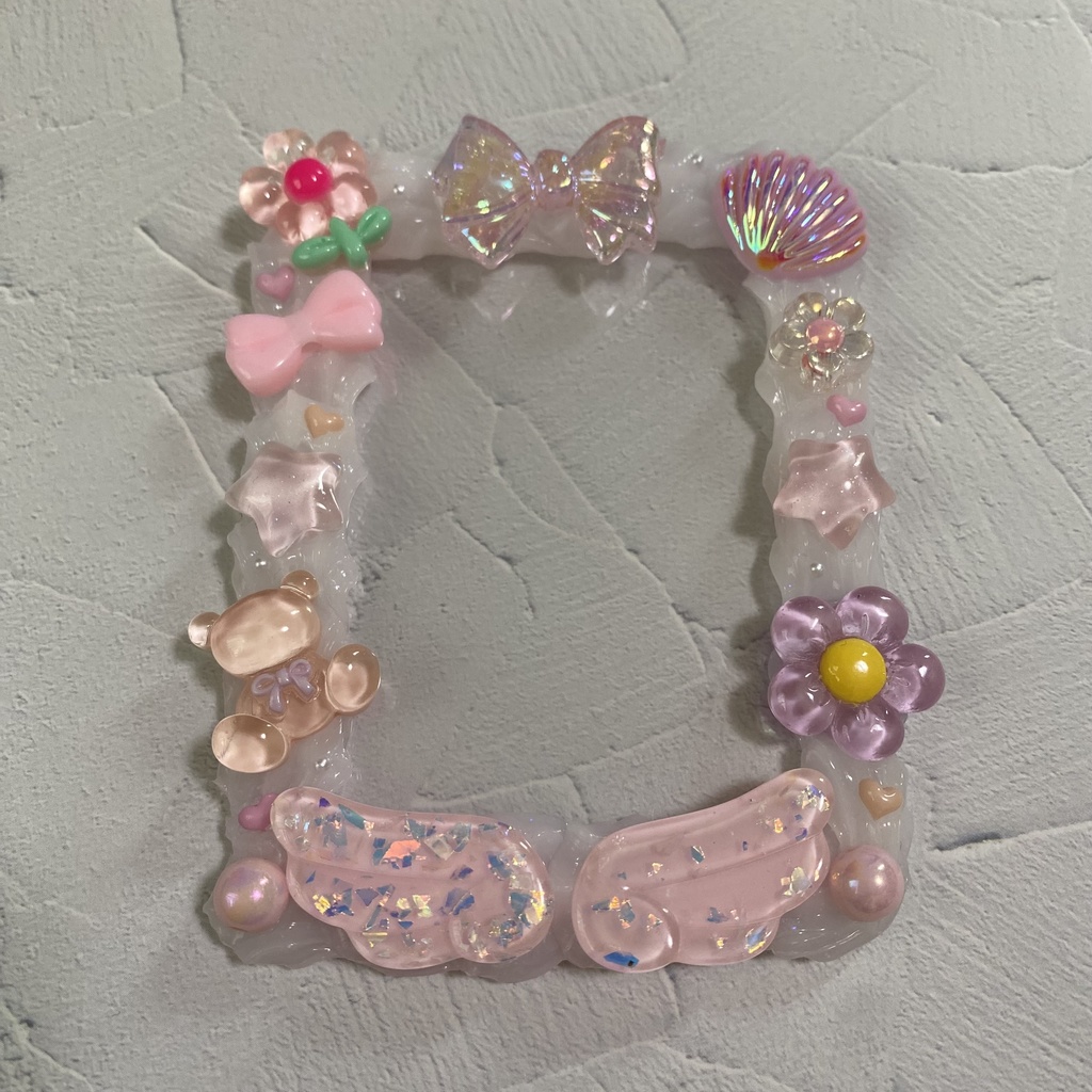 【B8】ホイップデコ 硬質ケース トレカケース ピンク