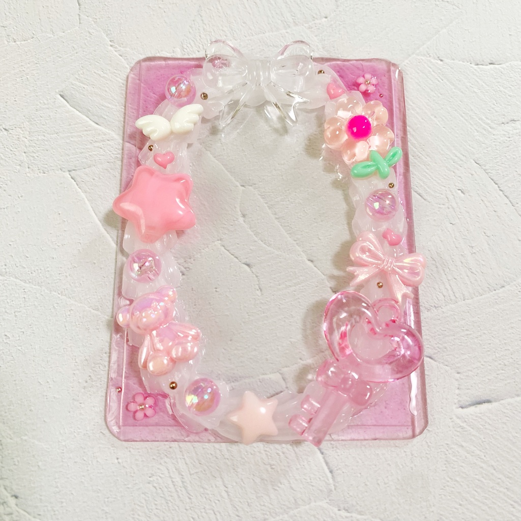 【B8】ホイップデコ トレカケース 硬質ケース ピンク