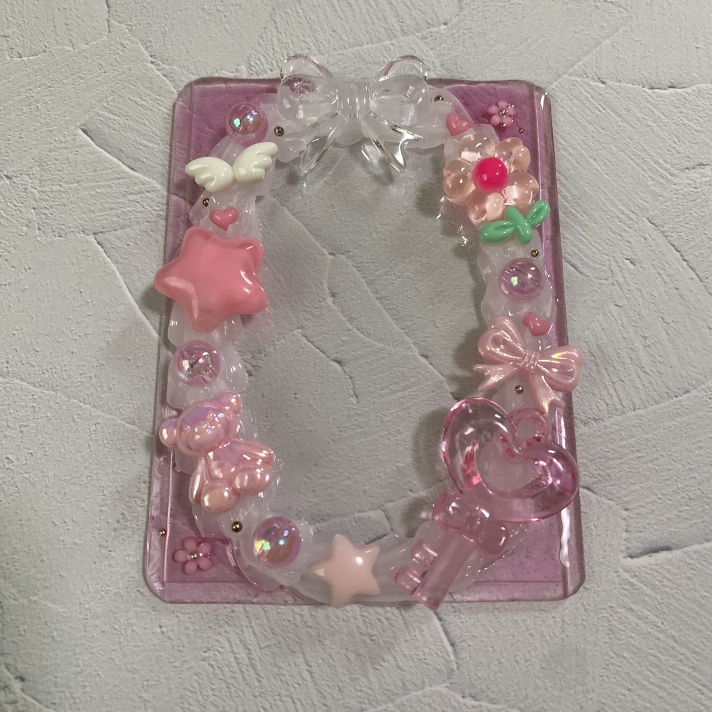 【B8】ホイップデコ トレカケース 硬質ケース ピンク