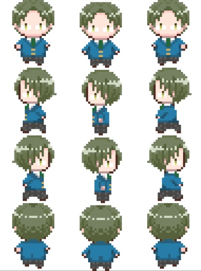 【piktSQUARE】英智と敬人アバター【配布】