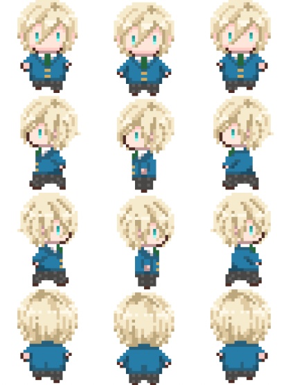 【piktSQUARE】英智と敬人アバター【配布】