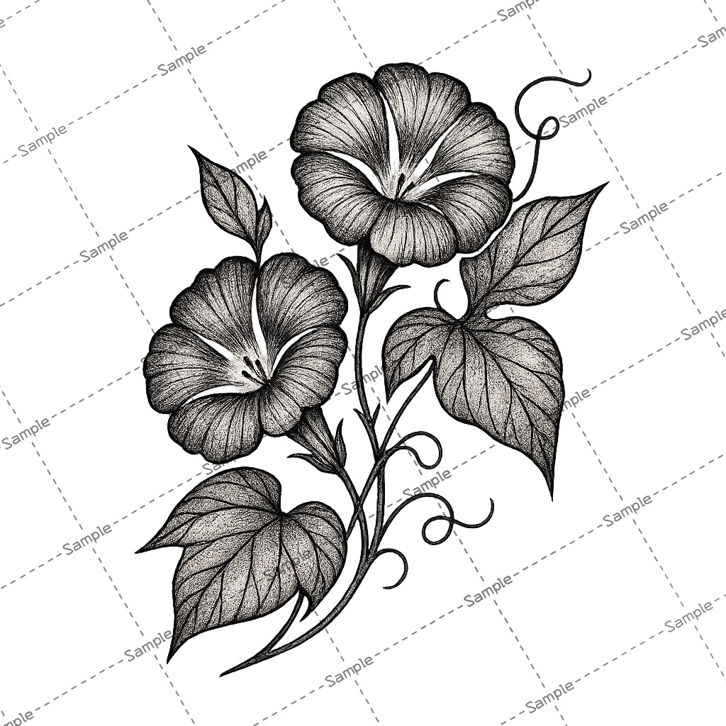 Frower tattoo　set