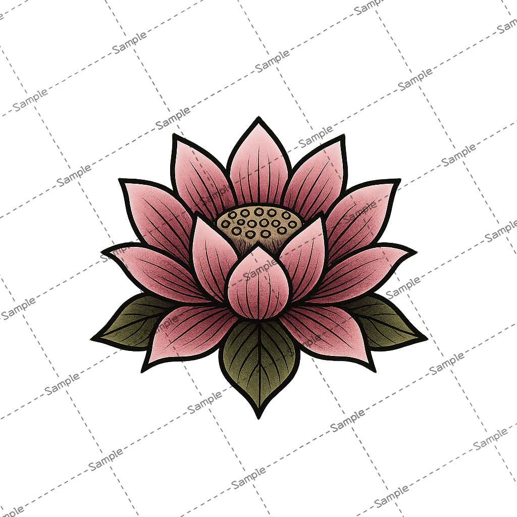 Tattoo No.02 睡蓮 2色