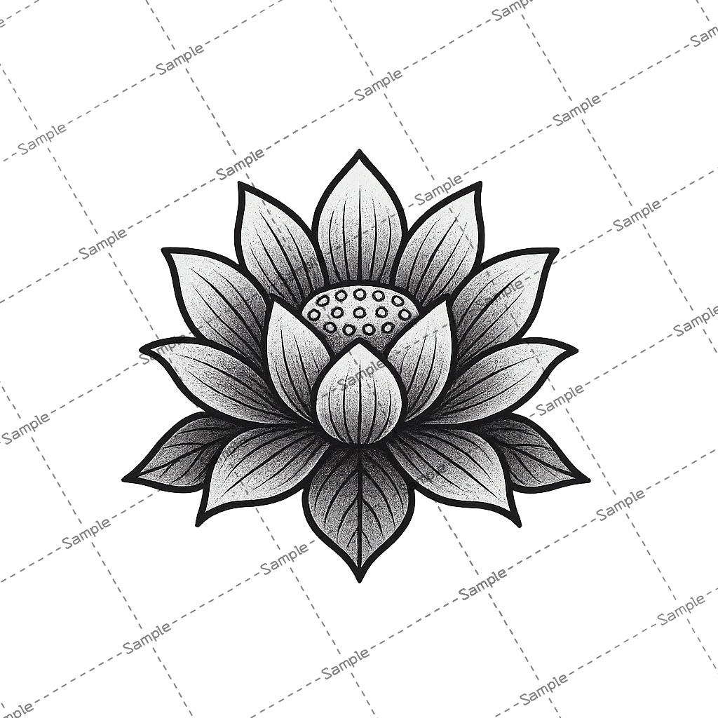 Tattoo    No.02 睡蓮 2色