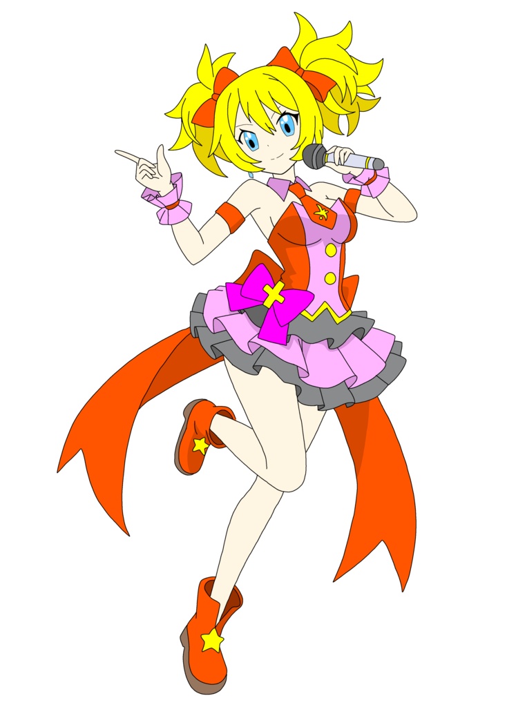 立ち絵【アイドル歌手×女の子達】