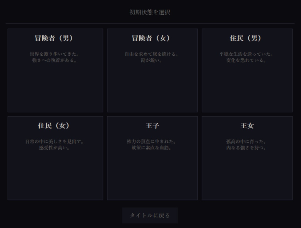 変異進行ノベル