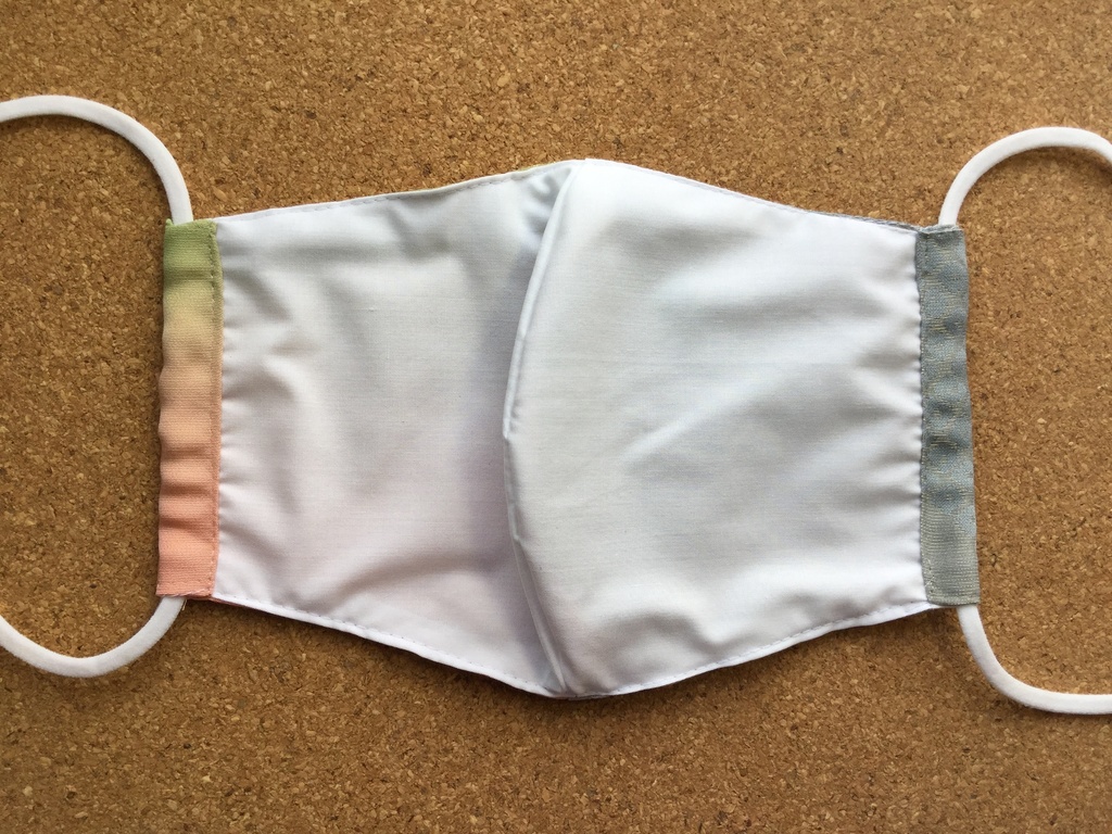 和装マスク(グレー・ピンク)