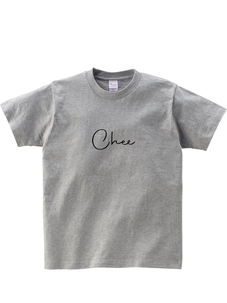 CheeロゴTシャツ(グレー)