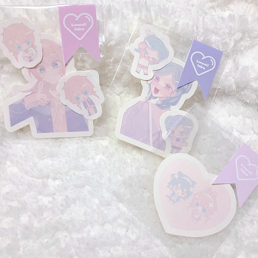 ᙏ せいふくシールセット