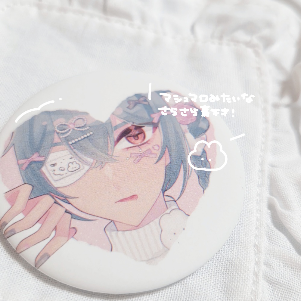 ᙏ おめかし缶バッジ