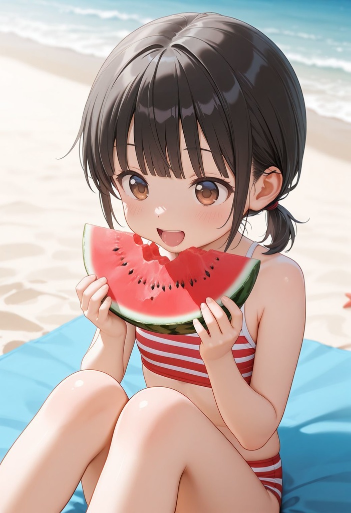 昭和の海辺少女