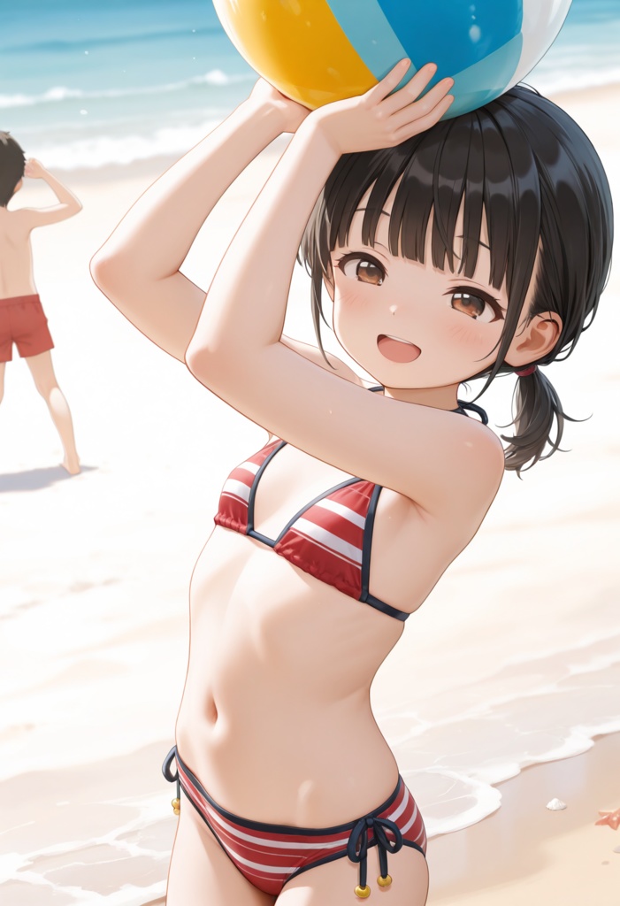 昭和の海辺少女