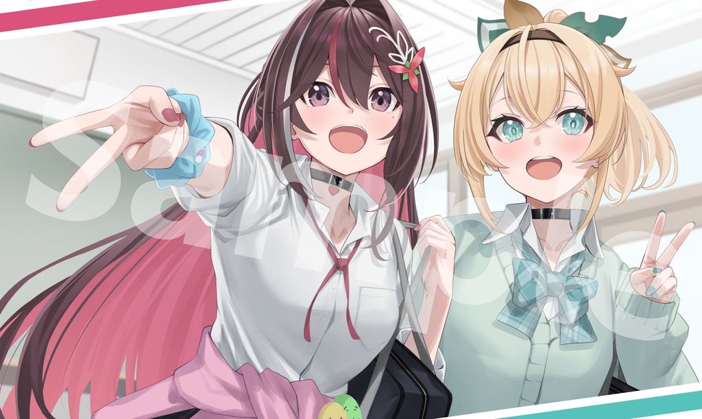 ホロクル12th あずいろ 制服 プレイマット【非公式】