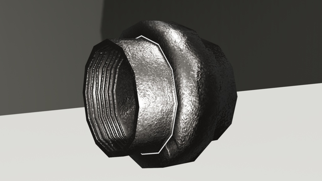 【3Dデータ】ねじ込み配管継手_7種セット(キャップ・チーズ・クロス・90°エルボ・45°エルボ・ソケット・ユニオン)