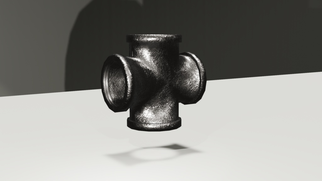 【3Dデータ】ねじ込み配管継手_7種セット(キャップ・チーズ・クロス・90°エルボ・45°エルボ・ソケット・ユニオン)