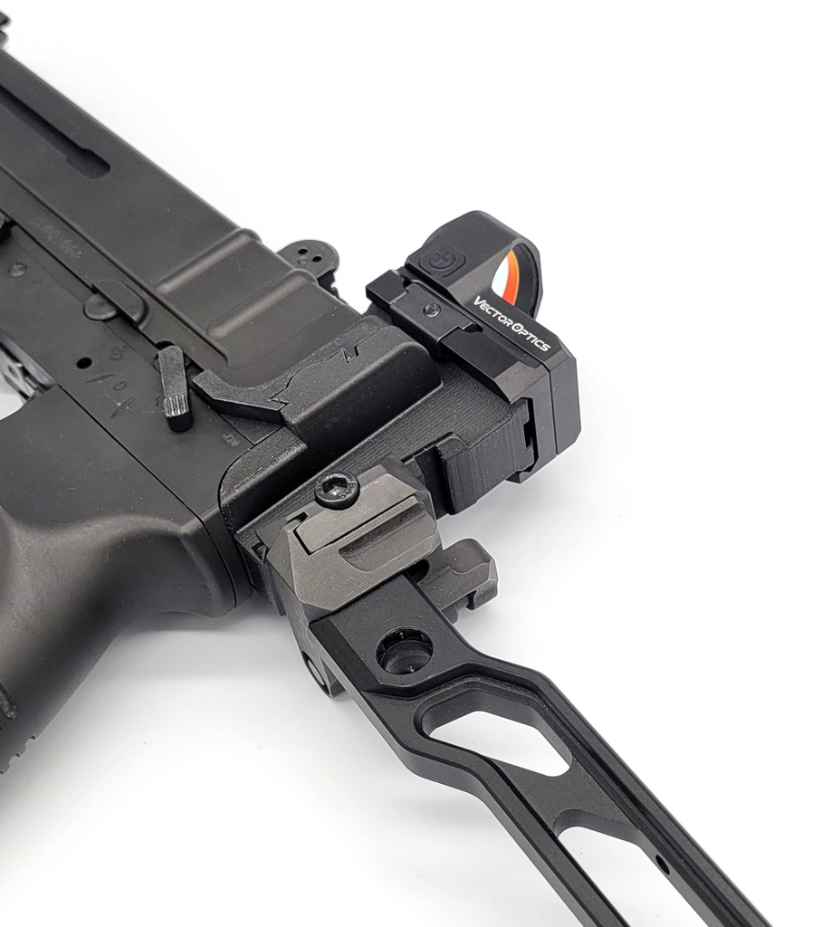 KSC Vz61 20mmマウント搭載1913ストックアダプタ