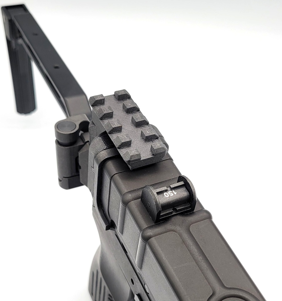 KSC Vz61 20mmマウント搭載1913ストックアダプタ