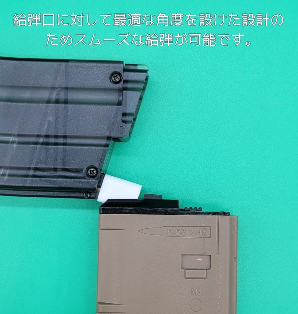 WE M4/M16/SCAR/MSK/L85用 2個セット! KSC M4クイックローダー専用ローダーアダプタ