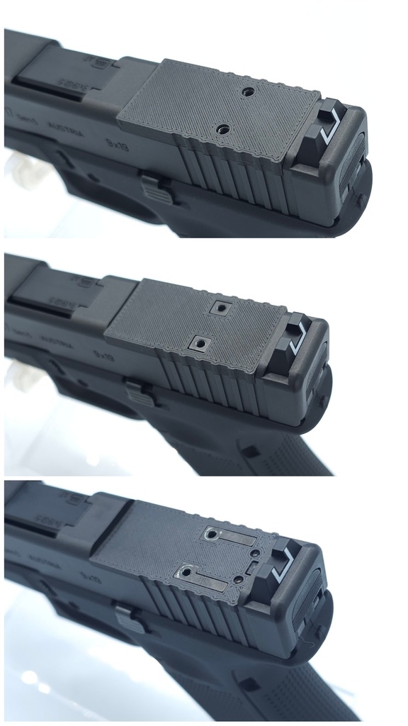 東京マルイ グロック17 Gen5 フラットマウントスペーサー 三種セット GLOCK