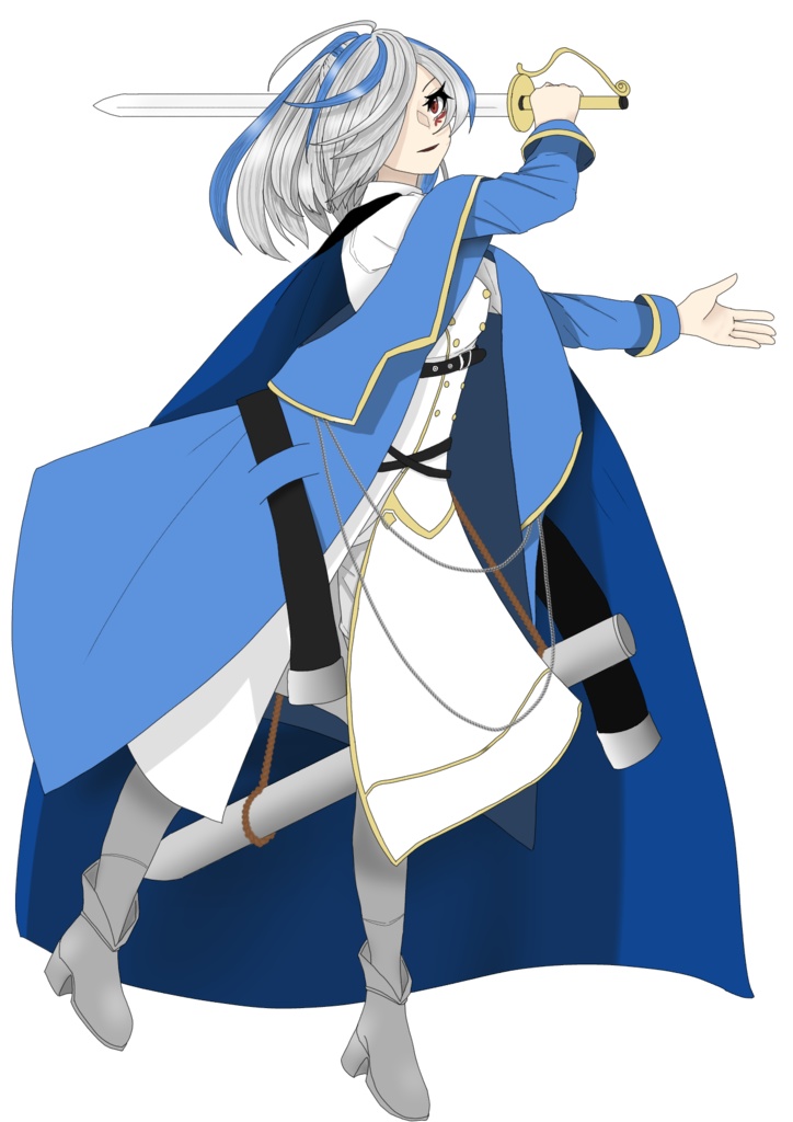 女騎士の立ち絵