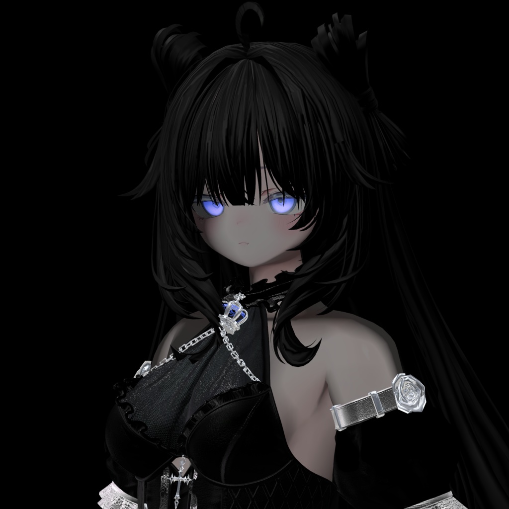 誰でも黒rimマテリアル(Poiyomi)