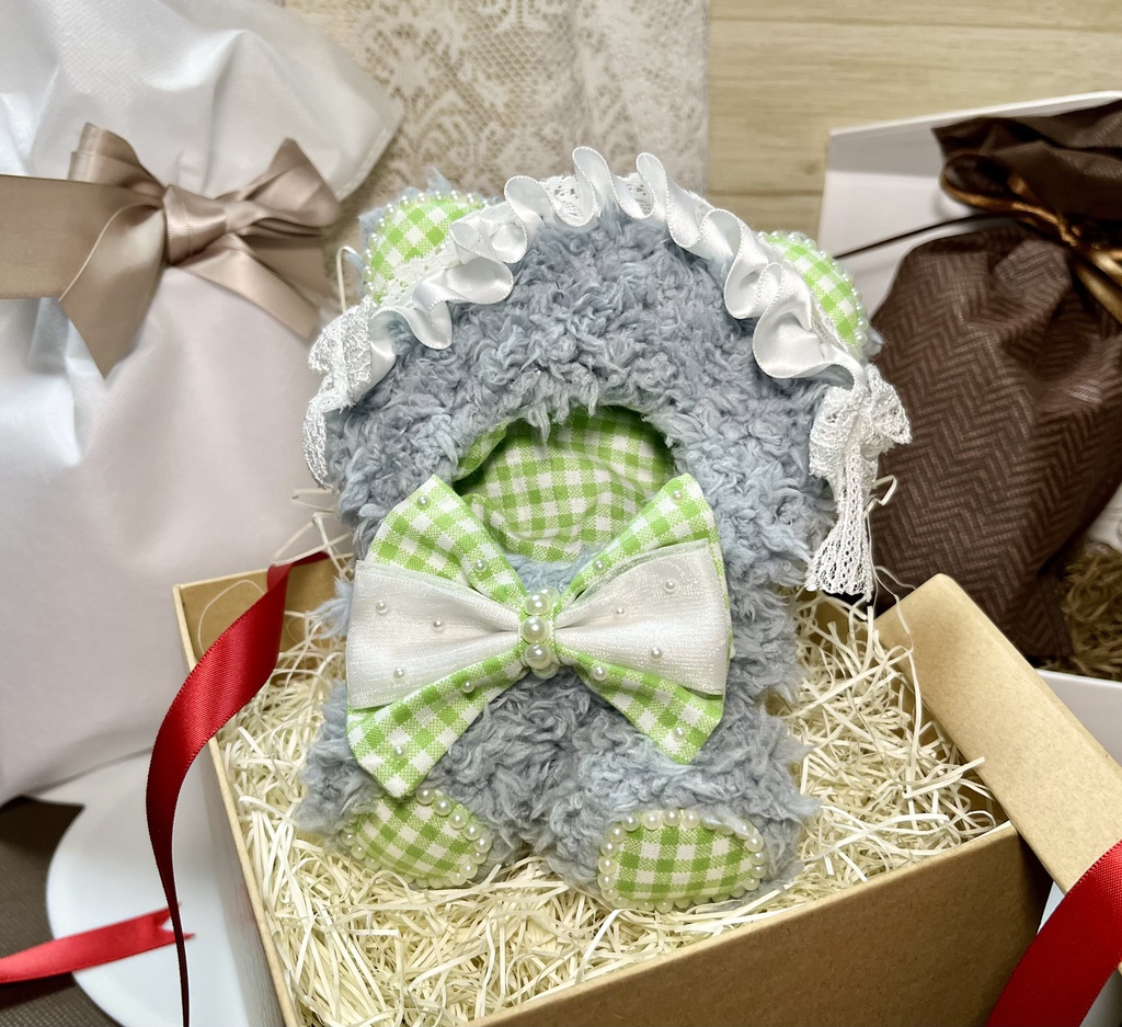 【即納】ふわもこくまちゃん着ぐるみ　10cm対応