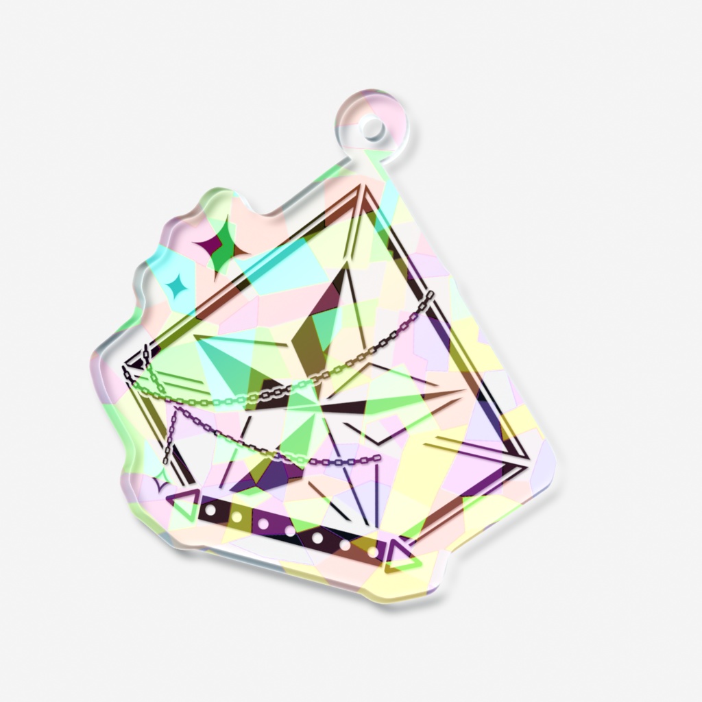 朱音ようか_ロゴアクリルキーホルダー(ホログラム)