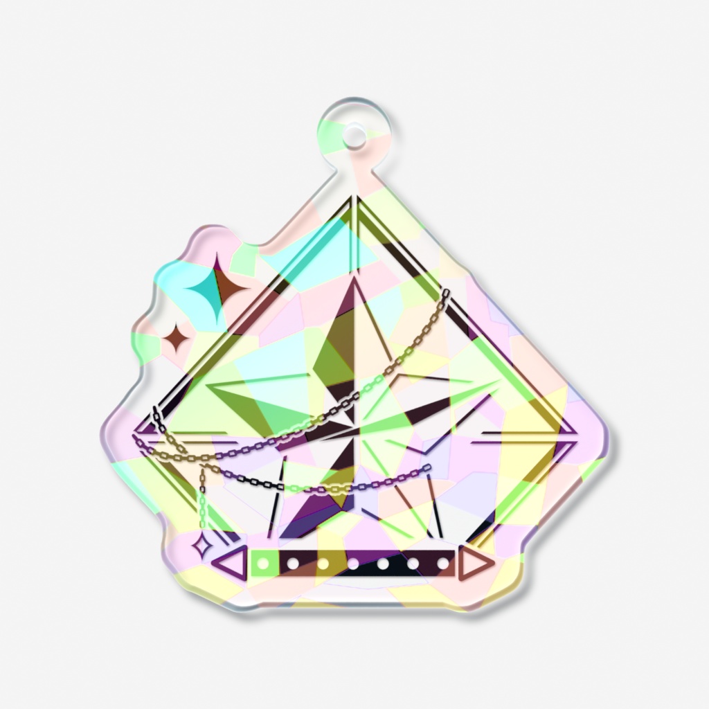 朱音ようか_ロゴアクリルキーホルダー（ホログラム）