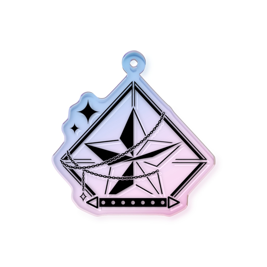 朱音ようか_アクリルキーホルダー(オーロラ)