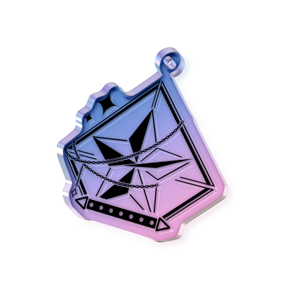 朱音ようか_アクリルキーホルダー（オーロラ）